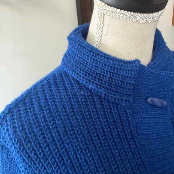 VINTAGE PENDLETON Virgin Wool L Fisherman Sweater 60's - Picture 7 of 7